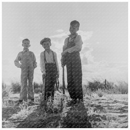 Children of refugee families in Bakersfield 1938 - Available at KNOWOL