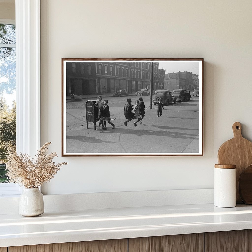 Children on South Side Chicago April 1941 Vintage Photo - Available at KNOWOL