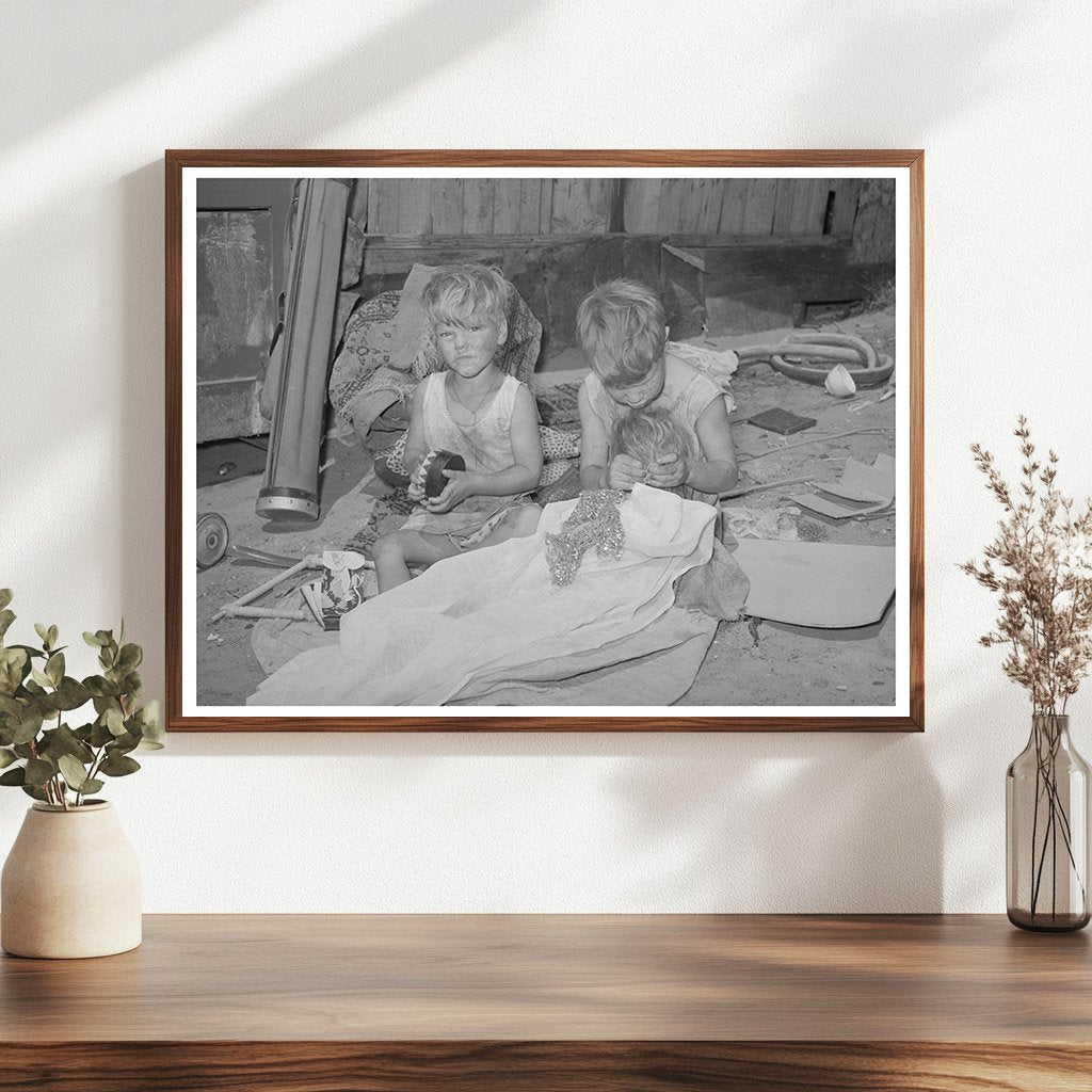 Children Playing at Camp on Mays Avenue Oklahoma City 1935 - 1942 - Available at KNOWOL