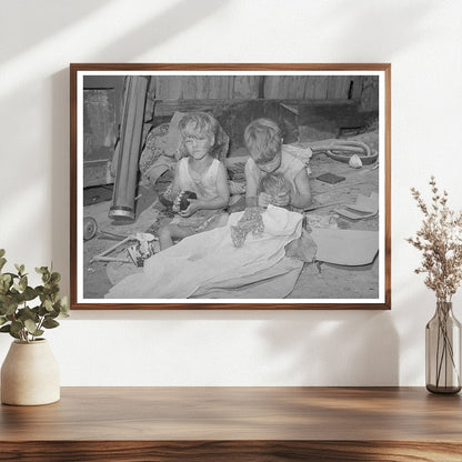 Children Playing at Camp on Mays Avenue Oklahoma City 1935 - 1942 - Available at KNOWOL