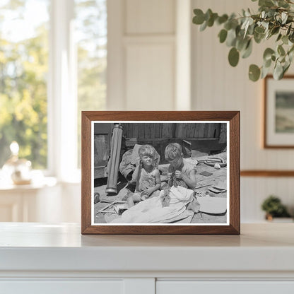 Children Playing at Mays Avenue Camp Oklahoma City 1939 - Available at KNOWOL