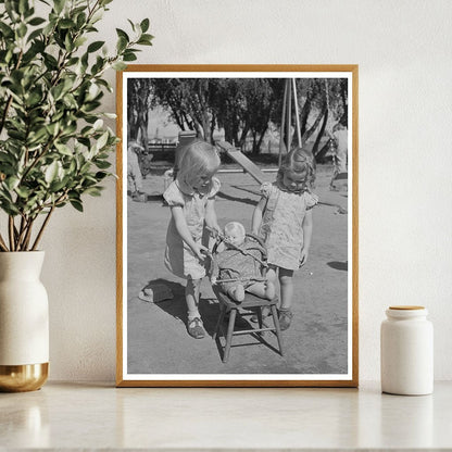 Children Playing at Nursery School Yakima Washington 1941 - Available at KNOWOL