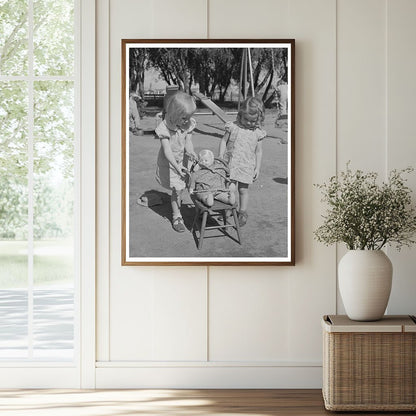 Children Playing at Nursery School Yakima Washington 1941 - Available at KNOWOL