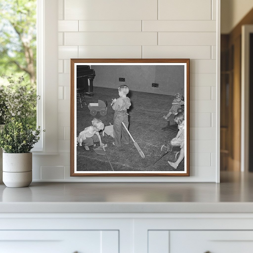 Children Playing at WPA Nursery School 1940 Arizona - Available at KNOWOL