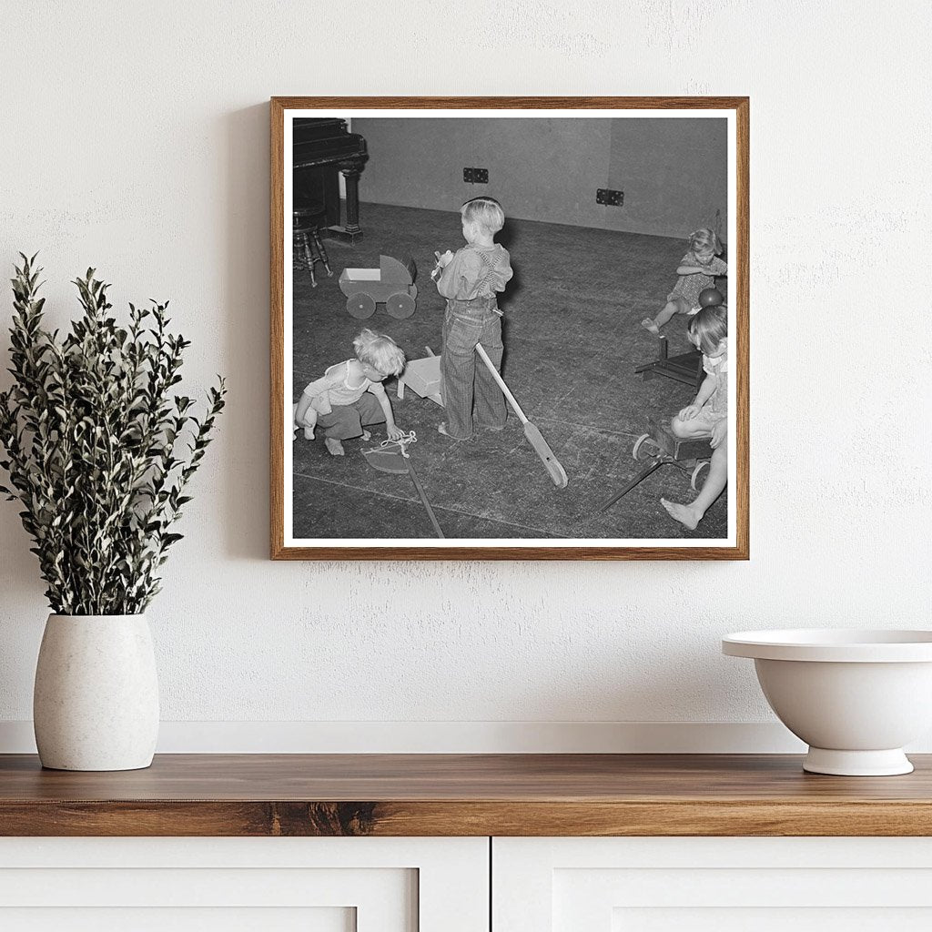 Children Playing at WPA Nursery School 1940 Arizona - Available at KNOWOL