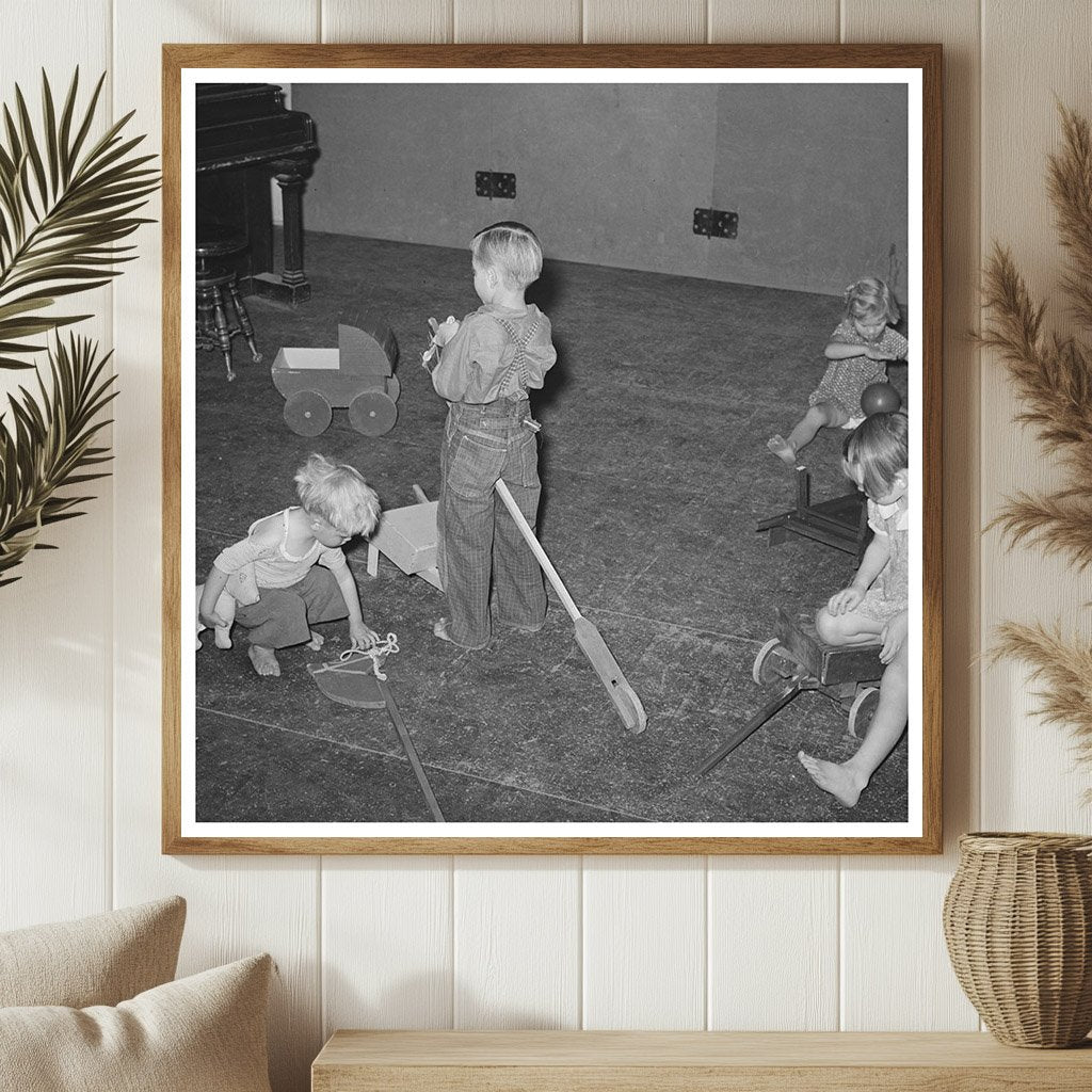 Children Playing at WPA Nursery School 1940 Arizona - Available at KNOWOL