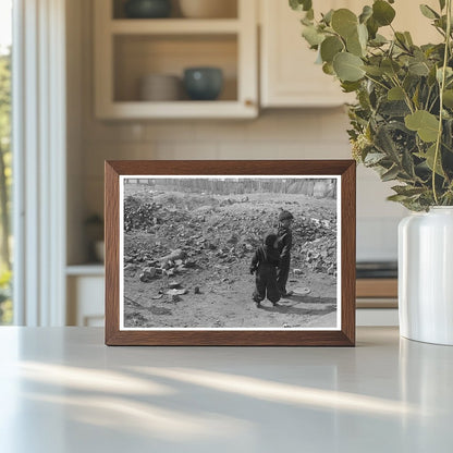 Children Playing by Deceased Dog Chicago April 1941 - Available at KNOWOL