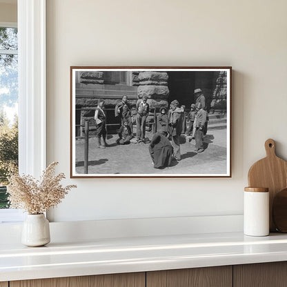 Children Playing Marbles in Chicago April 1941 - Available at KNOWOL