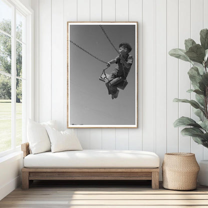 Children Playing on Slide in Caldwell Idaho 1941 - Available at KNOWOL