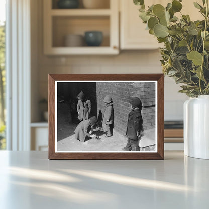Children Playing Together in Chicago April 1941 - Available at KNOWOL
