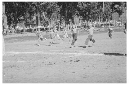 Children Tug - of - War Fourth of July Vale Oregon 1941 - Available at KNOWOL