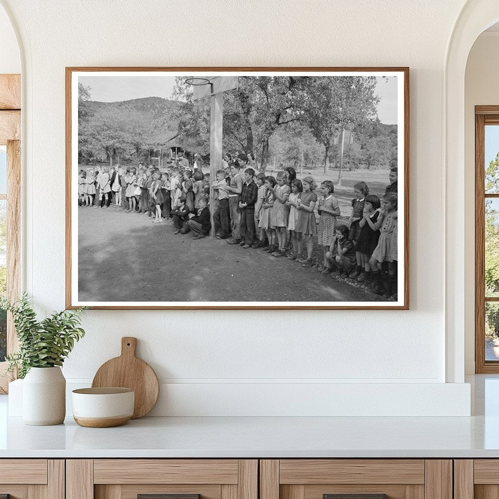 Children Watching High School Horse Summit City 1940 - Available at KNOWOL