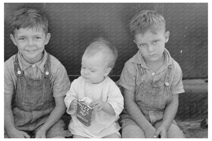 Children Working in Cane Fields Louisiana 1938 - Available at KNOWOL