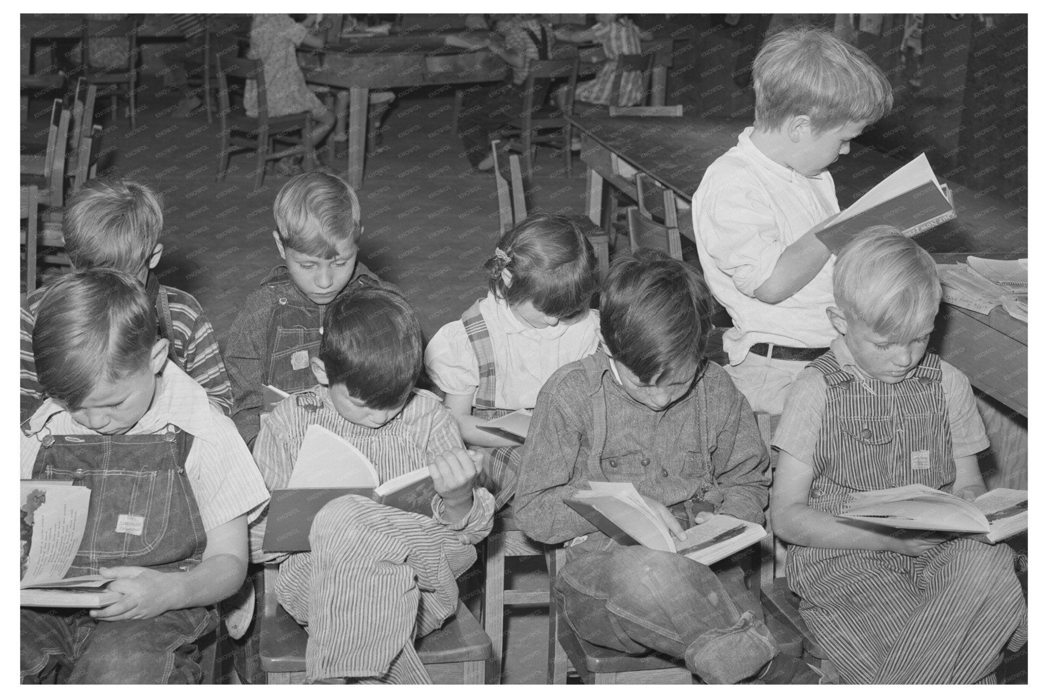 Childrens School at FSA Farm Workers Camp Caldwell Idaho 1941 - Available at KNOWOL