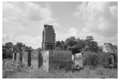 Chimney of Burned Plantation House Lutcher Louisiana 1938 - Available at KNOWOL