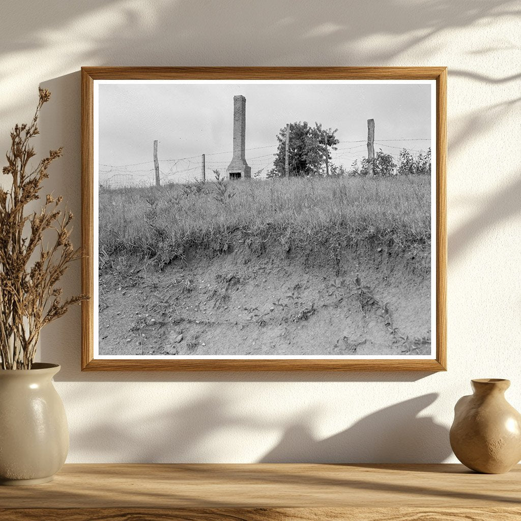 Chimneys of Former Plantations Greene County Georgia 1937 - Available at KNOWOL