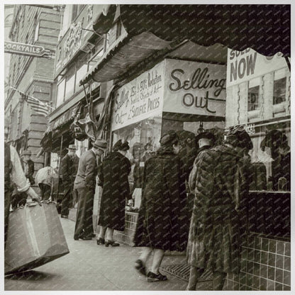 Chinatown San Francisco close - out sale April 1942 - Available at KNOWOL