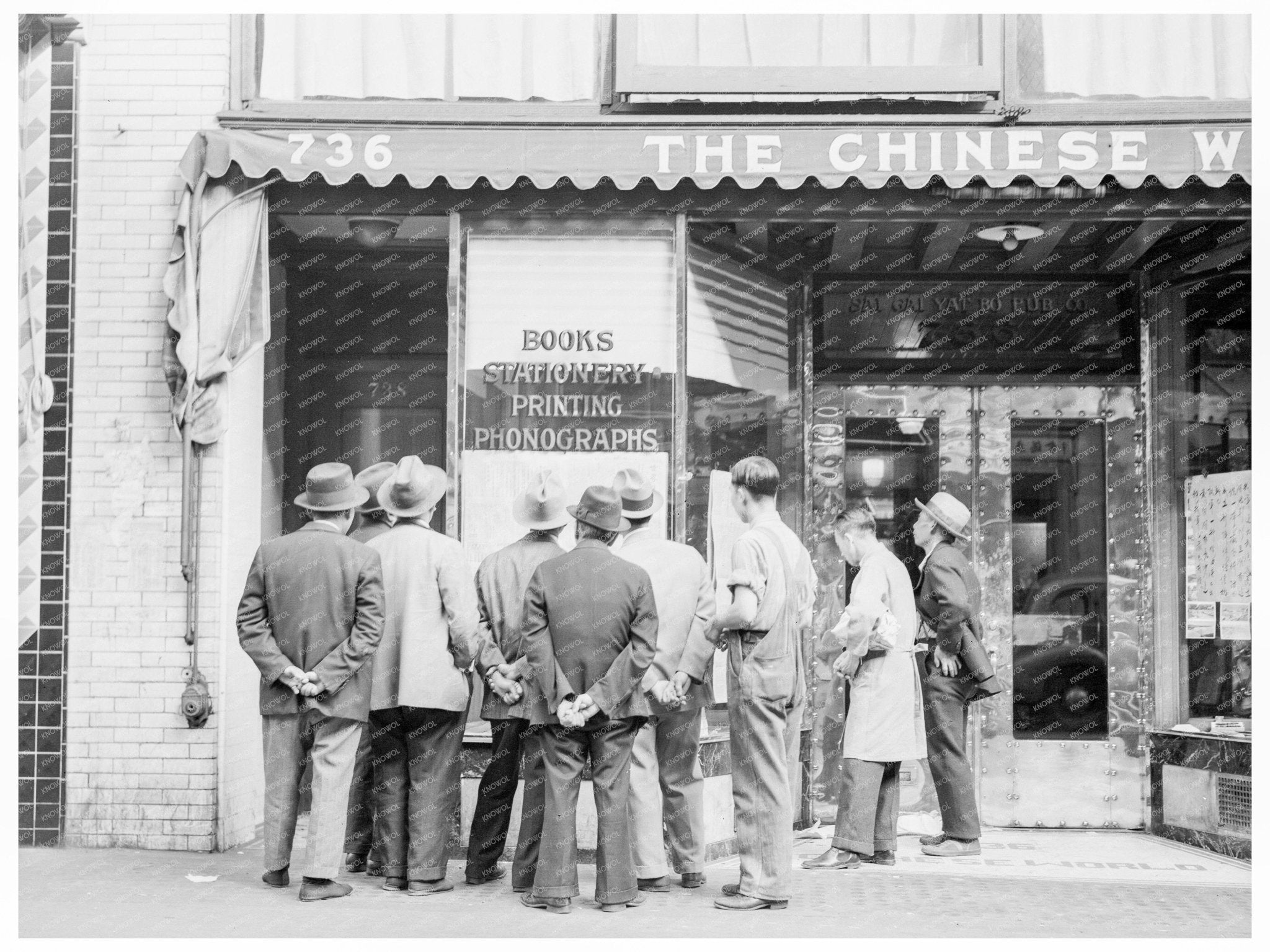 Chinatown San Francisco November 1938 Vintage Photograph - Available at KNOWOL