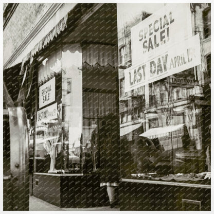 Chinatown Store Window Sale April 4 1942 - Available at KNOWOL