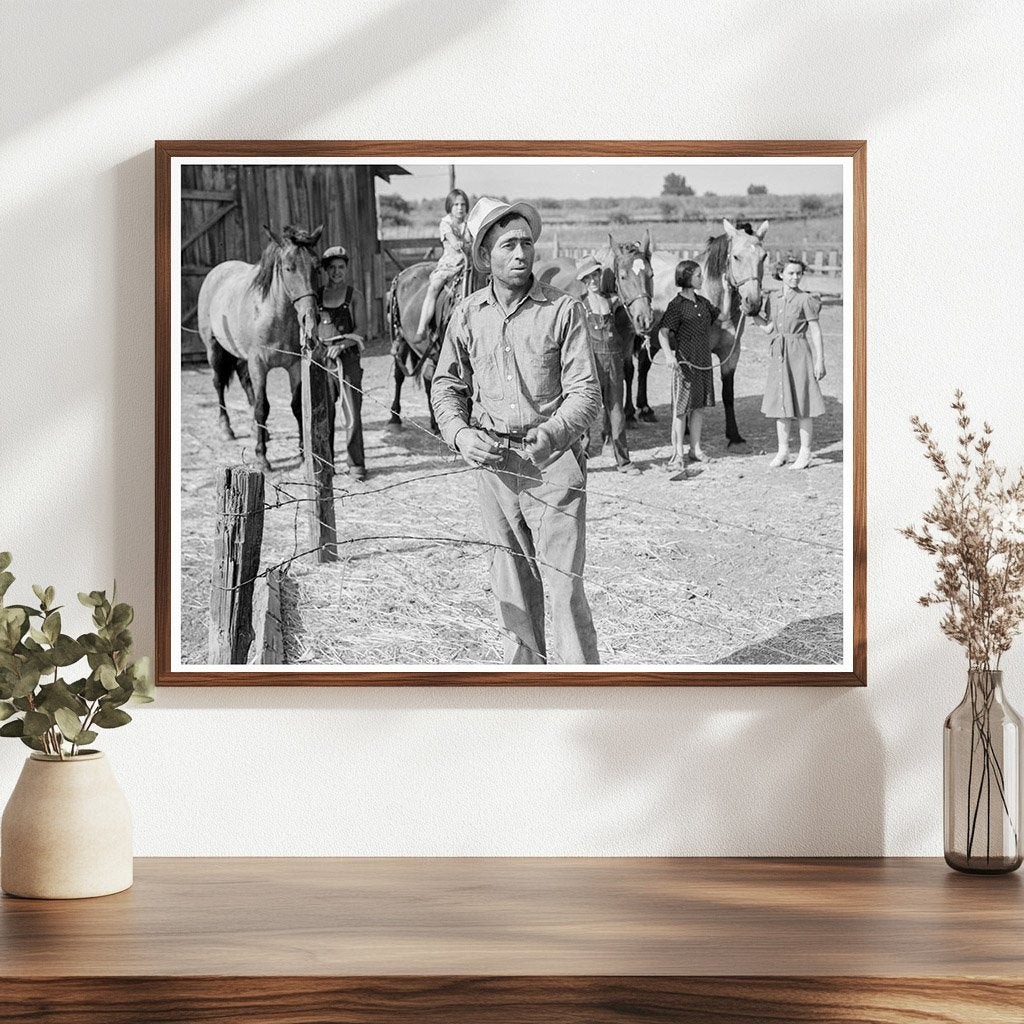 Chris Adolf and Family on Yakima Valley Farm 1939 - Available at KNOWOL