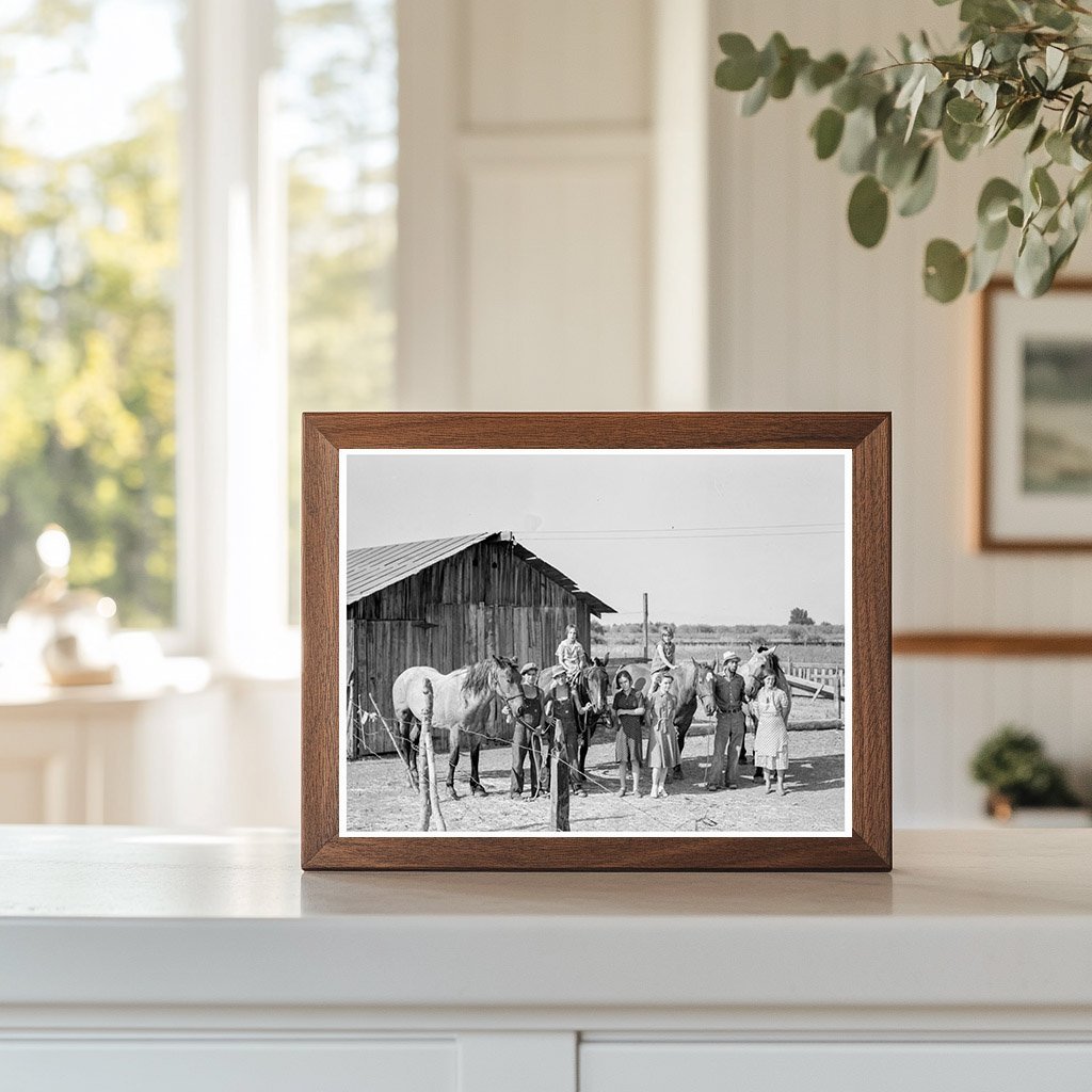 Chris Adolf Family on Yakima Valley Farm 1939 - Available at KNOWOL