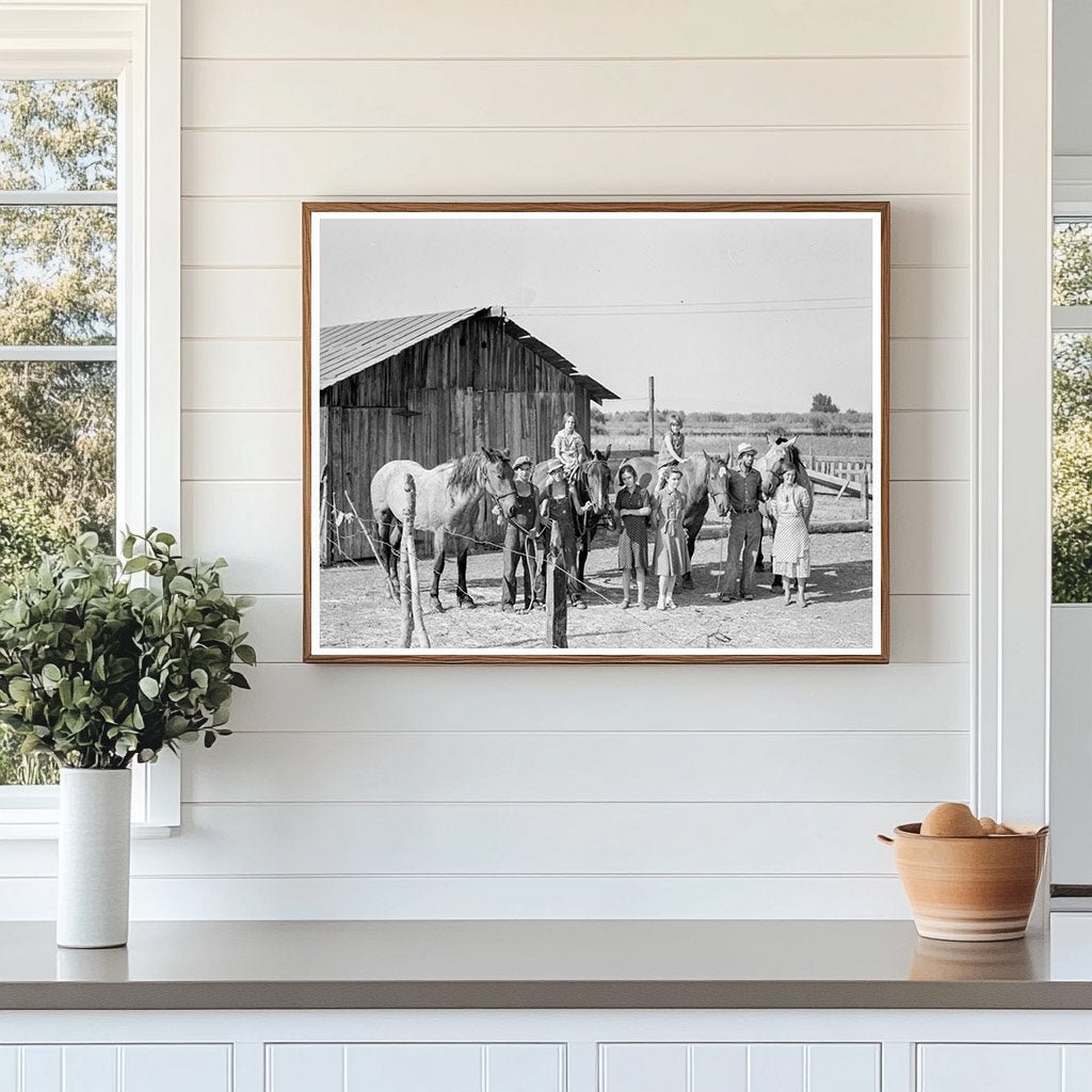 Chris Adolf Family on Yakima Valley Farm 1939 - Available at KNOWOL