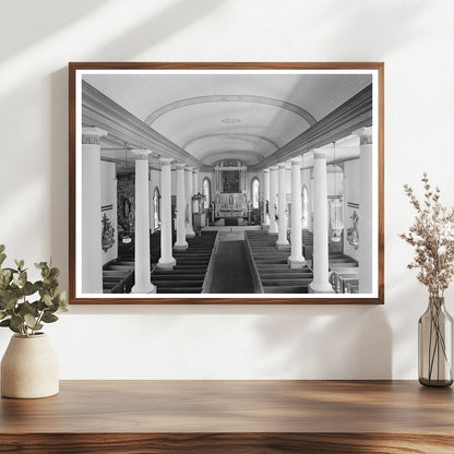 Church of St. Martin de Tours Interior 1938 St. Martinville - Available at KNOWOL