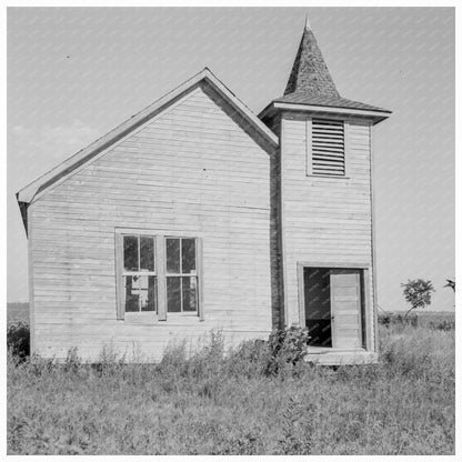 Church on Aldridge Plantation Leland Mississippi 1937 - Available at KNOWOL