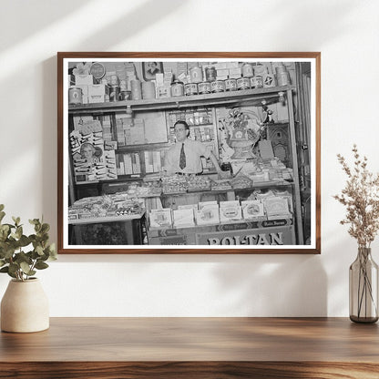 Cigar Stand in Gonzales Texas March 1939 Vintage Photo - Available at KNOWOL