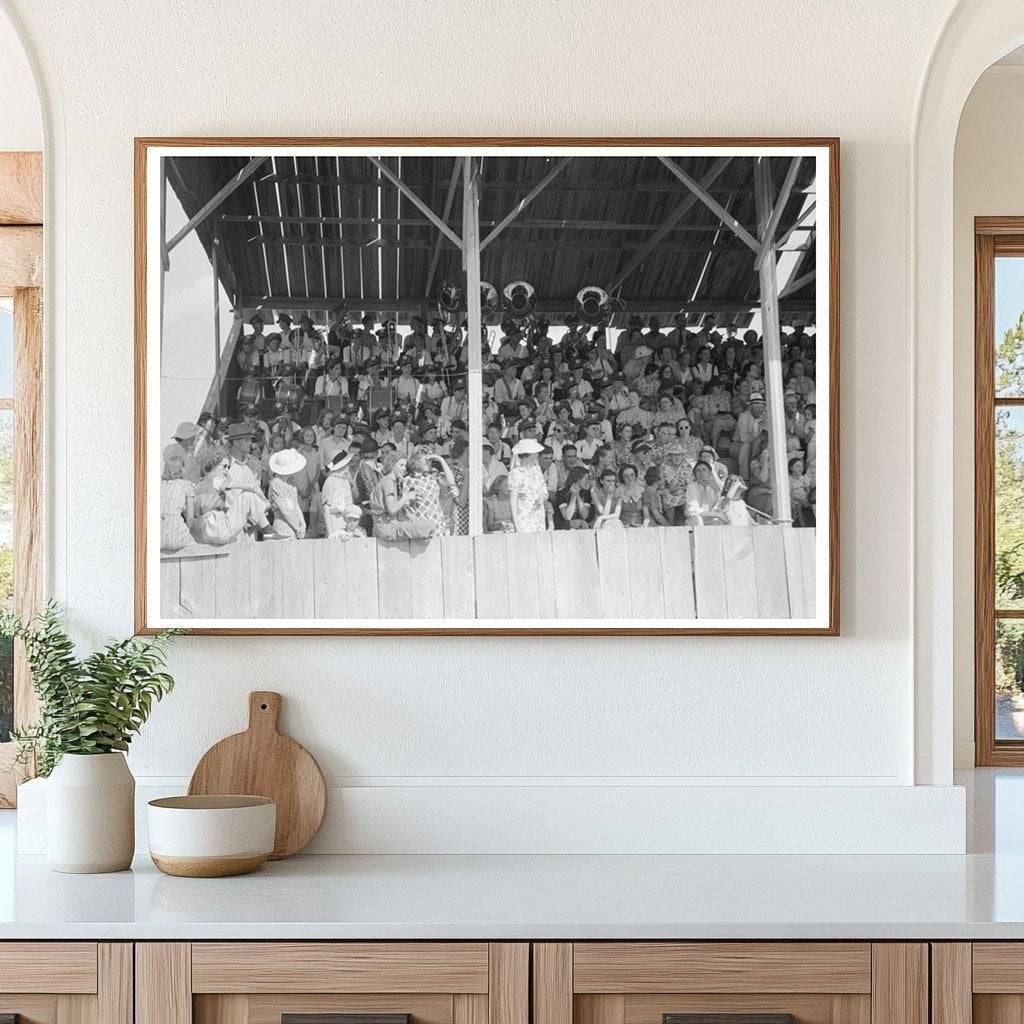 Cimarron Kansas 4 - H Club Fair Grandstand August 1939 - Available at KNOWOL