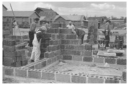 Cinder Block Construction Jersey Homesteads 1936 - Available at KNOWOL