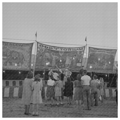 Circus Day in Klamath Falls Oregon July 1942 Photo - Available at KNOWOL