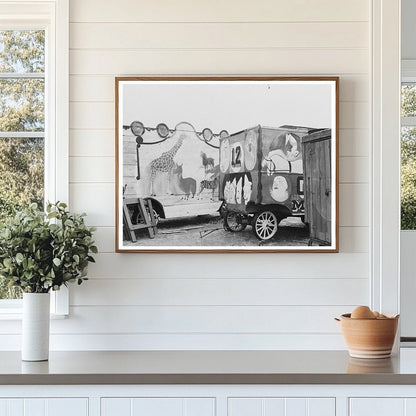 Circus Wagons by Mr. Whitmarsh Archer Montana 1937 - Available at KNOWOL