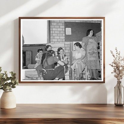 Citrus Workers Break at Grapefruit Packing Facility 1939 - Available at KNOWOL