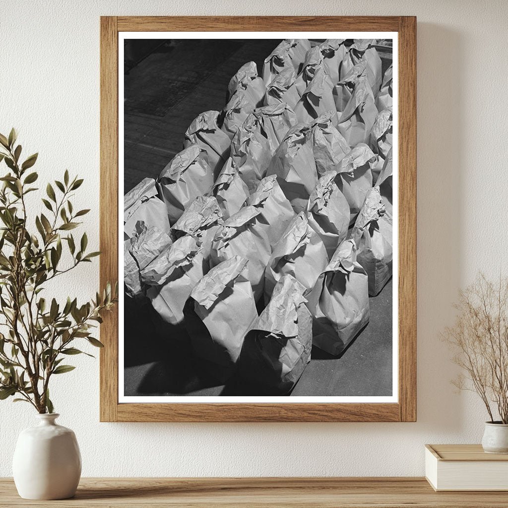 Civilian Conservation Corps Camp Lunches for Japanese - Americans 1942 - Available at KNOWOL