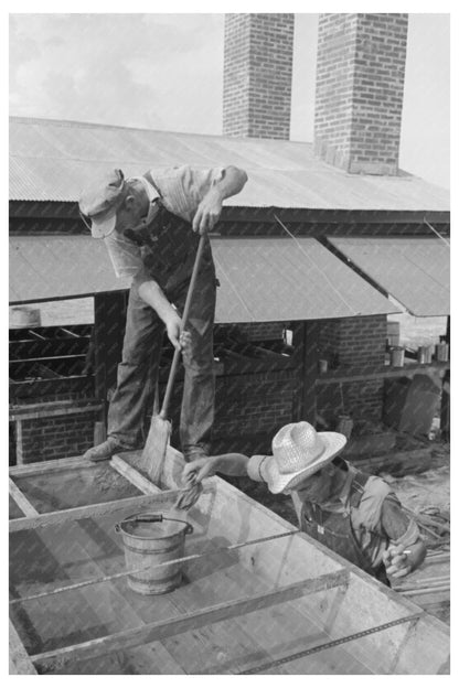 Cleaning Vats for Sorghum Syrup Production Arkansas 1938 - Available at KNOWOL