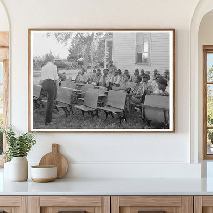 Clients Listening to Speech at Southeast Missouri Farms 1938 - Available at KNOWOL