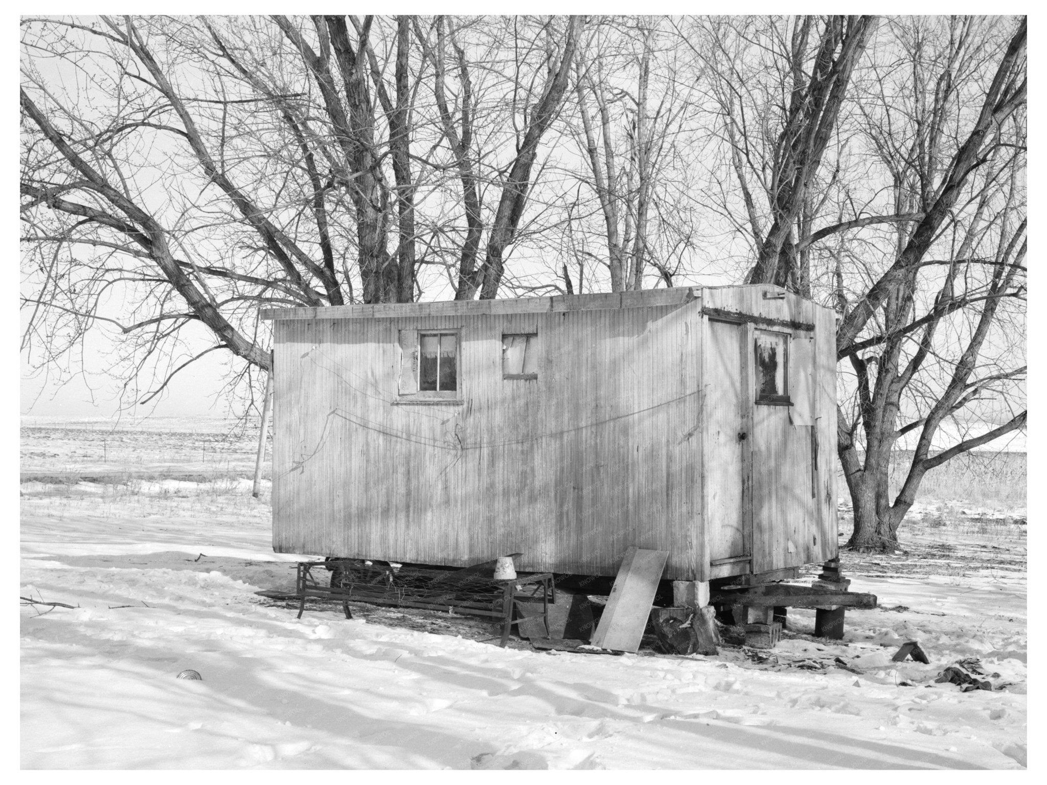 Clifford Blums Vintage Trailer House Iowa 1936 - Available at KNOWOL