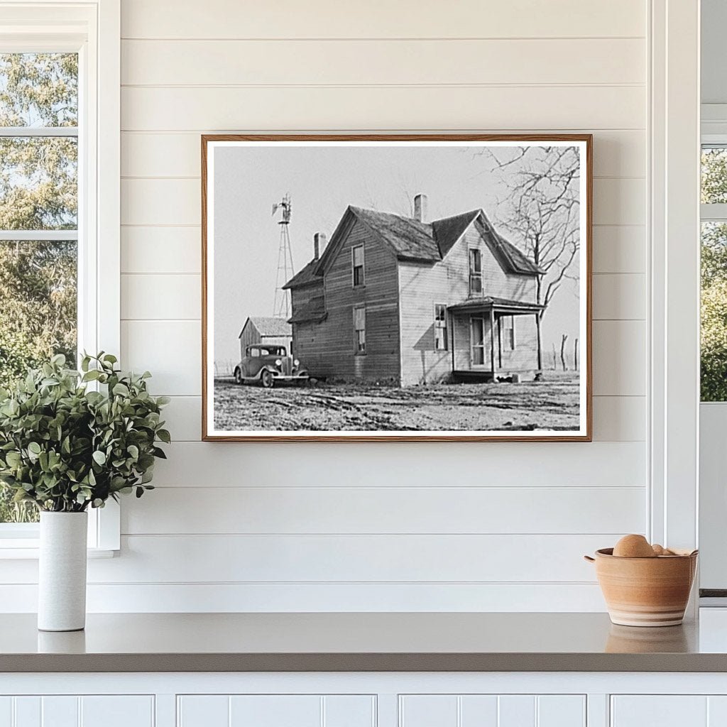 Clifford Rowe Farmhouse Benton County Indiana 1937 - Available at KNOWOL