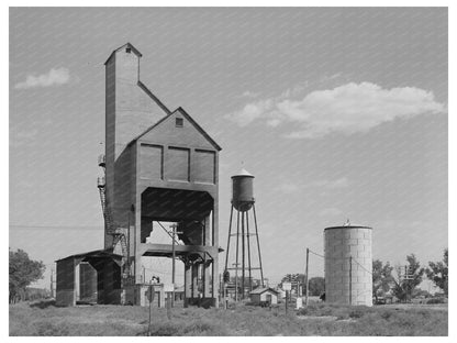 Coaling Station for Locomotives Syracuse Kansas 1939 - Available at KNOWOL