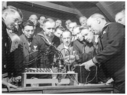 Coast Guard Auxiliary Training in Marblehead 1943 - Available at KNOWOL