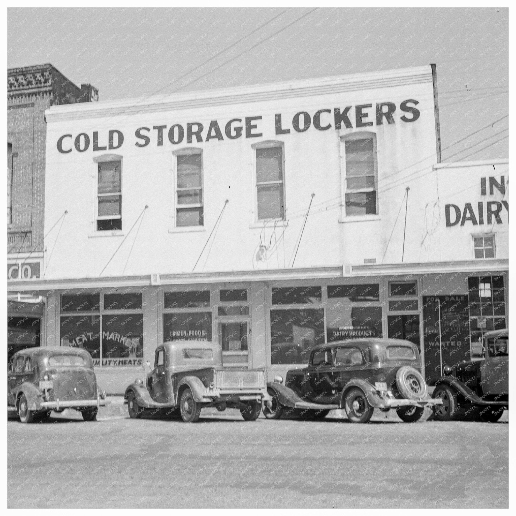 Cold Storage Lockers in Independence Oregon 1939 - Available at KNOWOL