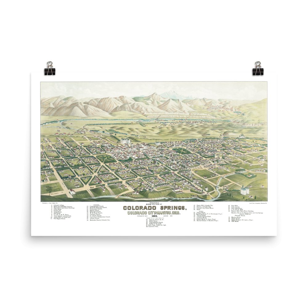 Colorado Springs, CO 1882 - Available at KNOWOL