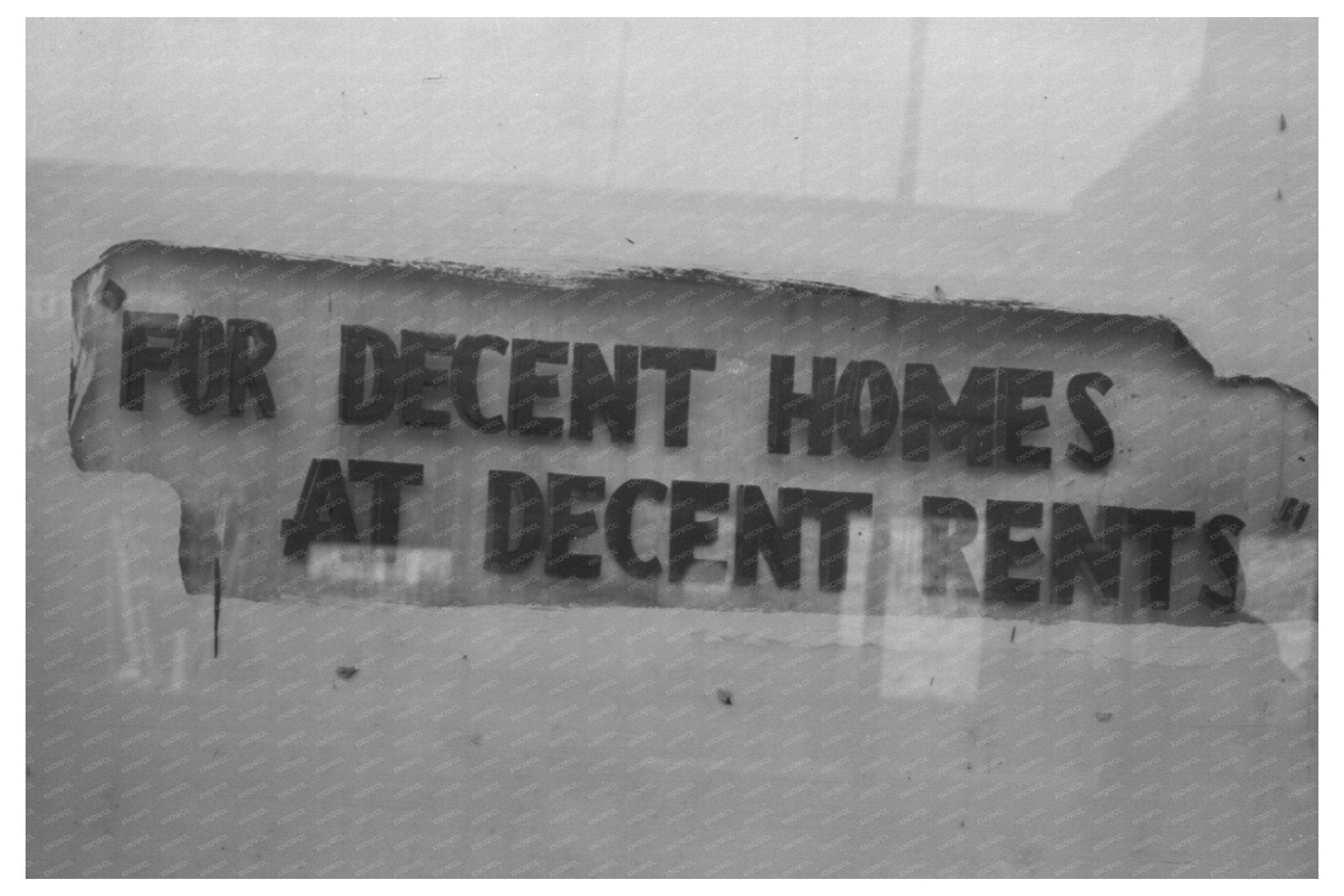 Colored Section Sign Chicago April 1941 Black and White Negative - Available at KNOWOL