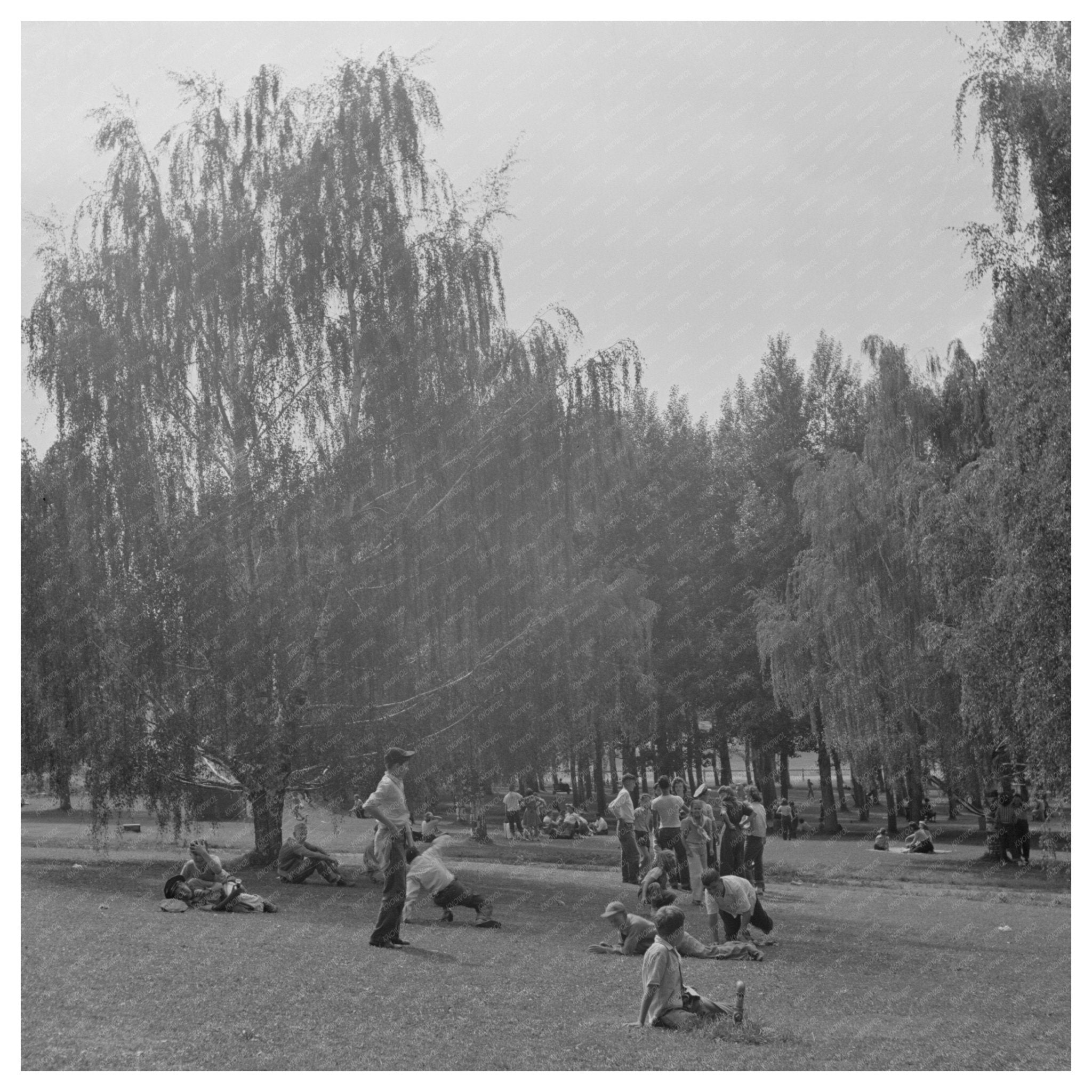 Columbia Gardens Butte Montana August 1942 Vintage Image - Available at KNOWOL