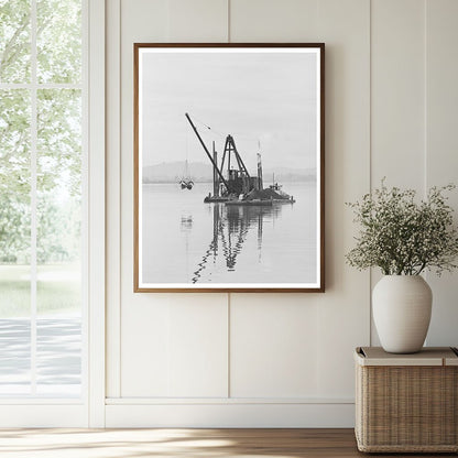 Columbia River Dredge Wahkiakum County Washington 1941 - Available at KNOWOL