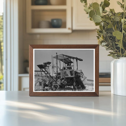 Combine Harvester in Walla Walla County 1941 - Available at KNOWOL