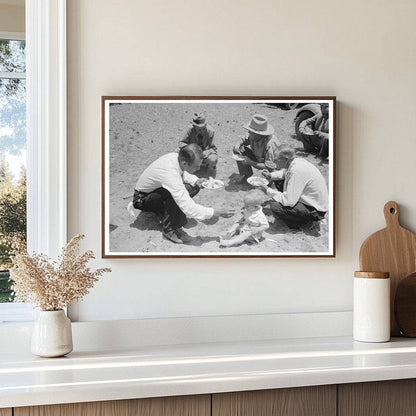 Communal Dinner at Pie Town New Mexico June 1940 - Available at KNOWOL