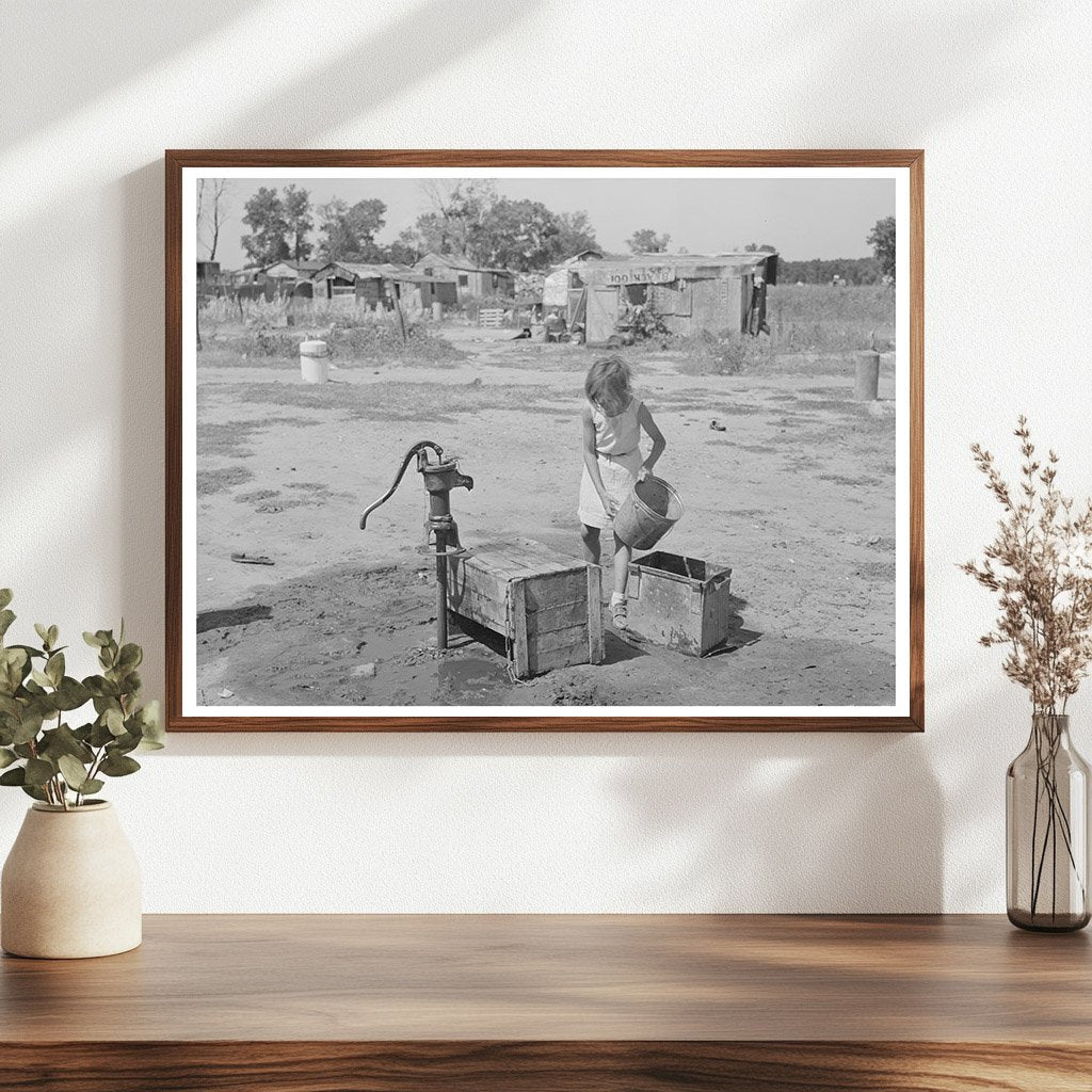 Communal Well Supply for Families in Oklahoma City 1939 - Available at KNOWOL