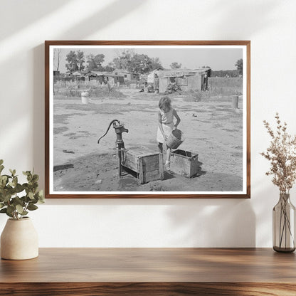 Communal Well Supply for Families in Oklahoma City 1939 - Available at KNOWOL